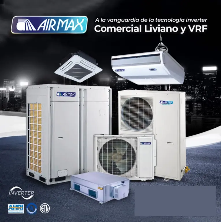 Airmax - Aire acondicionado comercial liviano y VRF