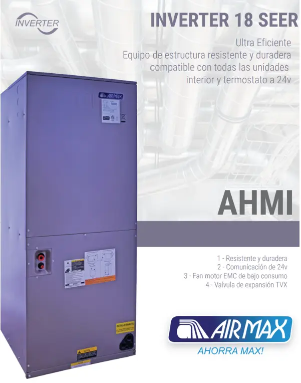 Airmax - Sistema inverter 18 SEER