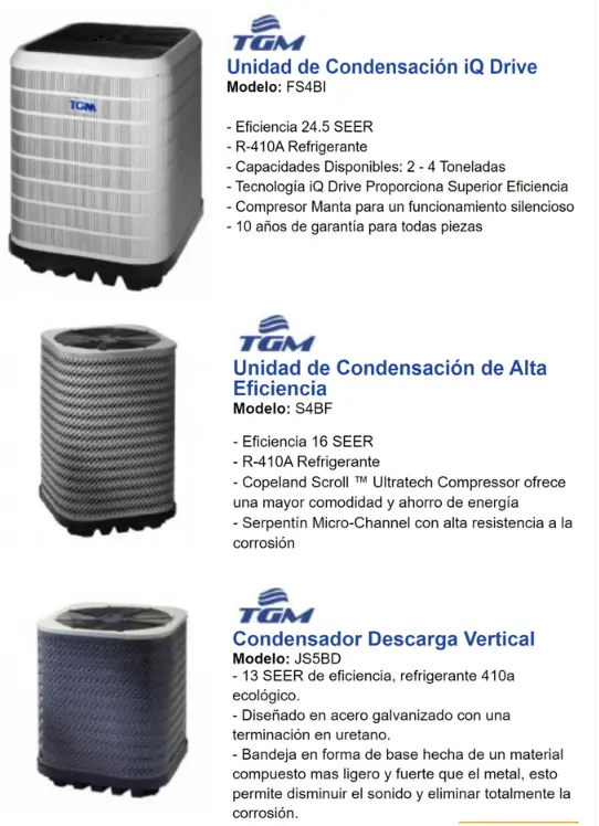 TGM - Condensador de aire