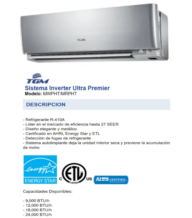 TGM - Sistema Inverter ultra premier