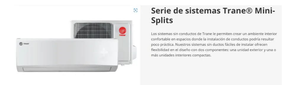 Trane - Sistema mini-splits